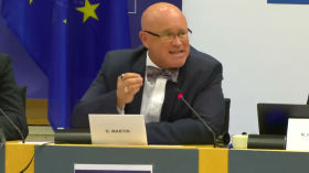 EU Parliament COVID Conference. Dr.  David Martin by News Mirror Vault